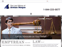 Tablet Screenshot of empyreanlaw.com